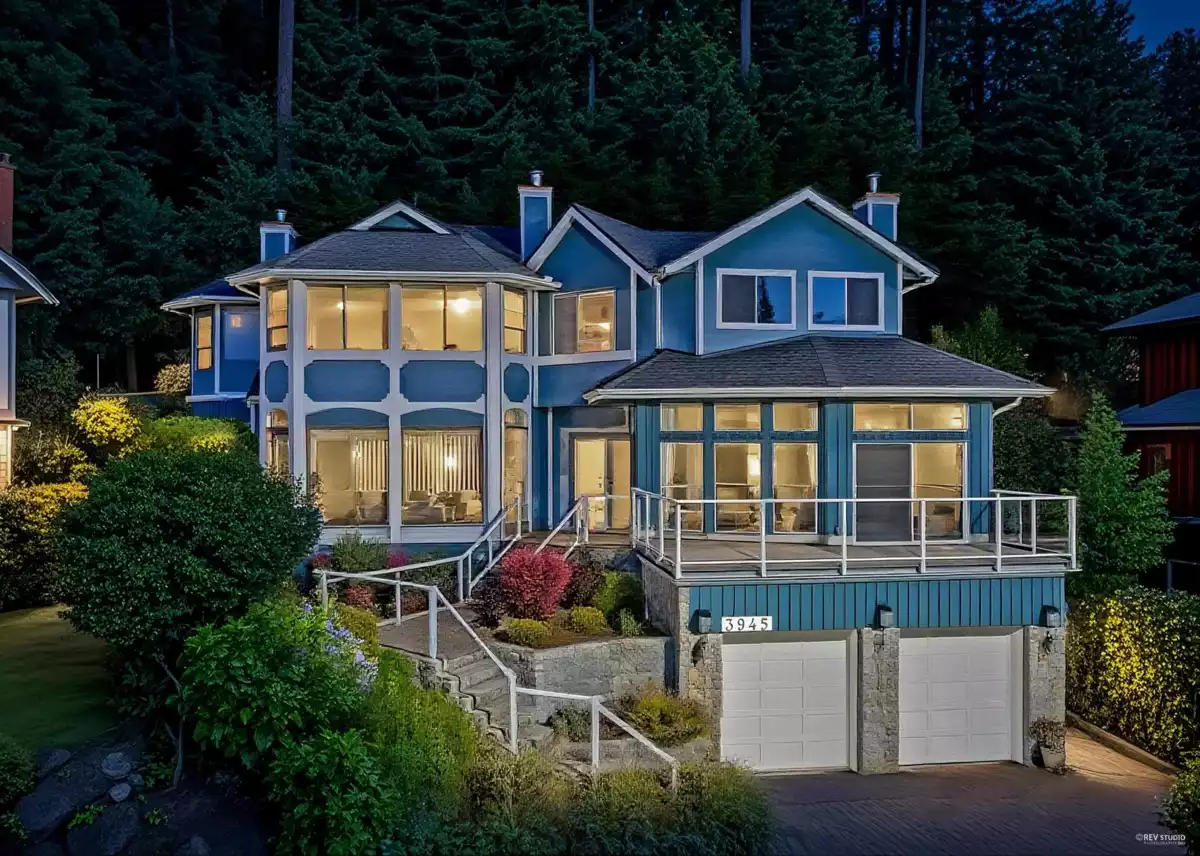 Exterior Rear Photo of 3945 Braemar Place, North Vancouver, BC