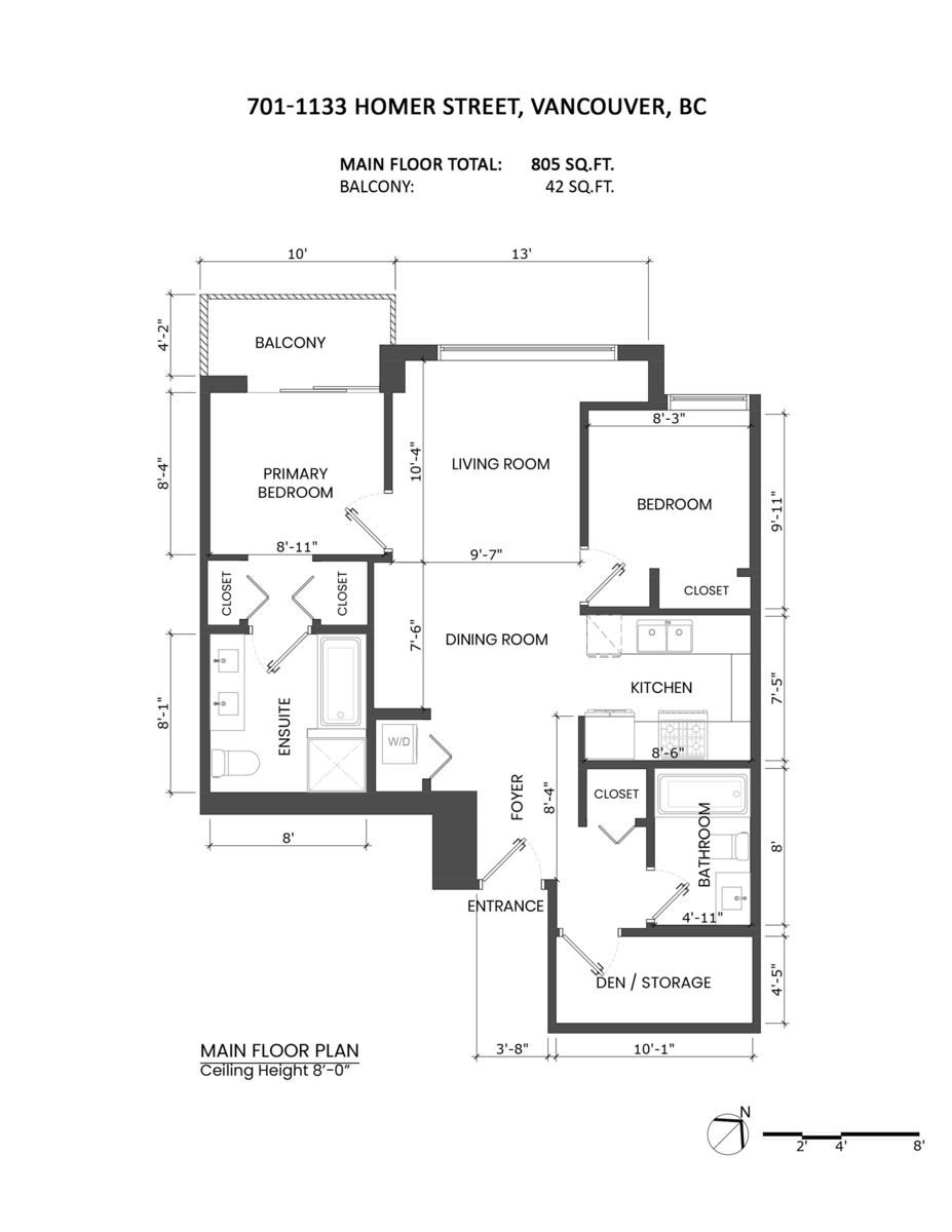 Walk-In Closet Photo of 701 1133 Homer Street, Vancouver, BC