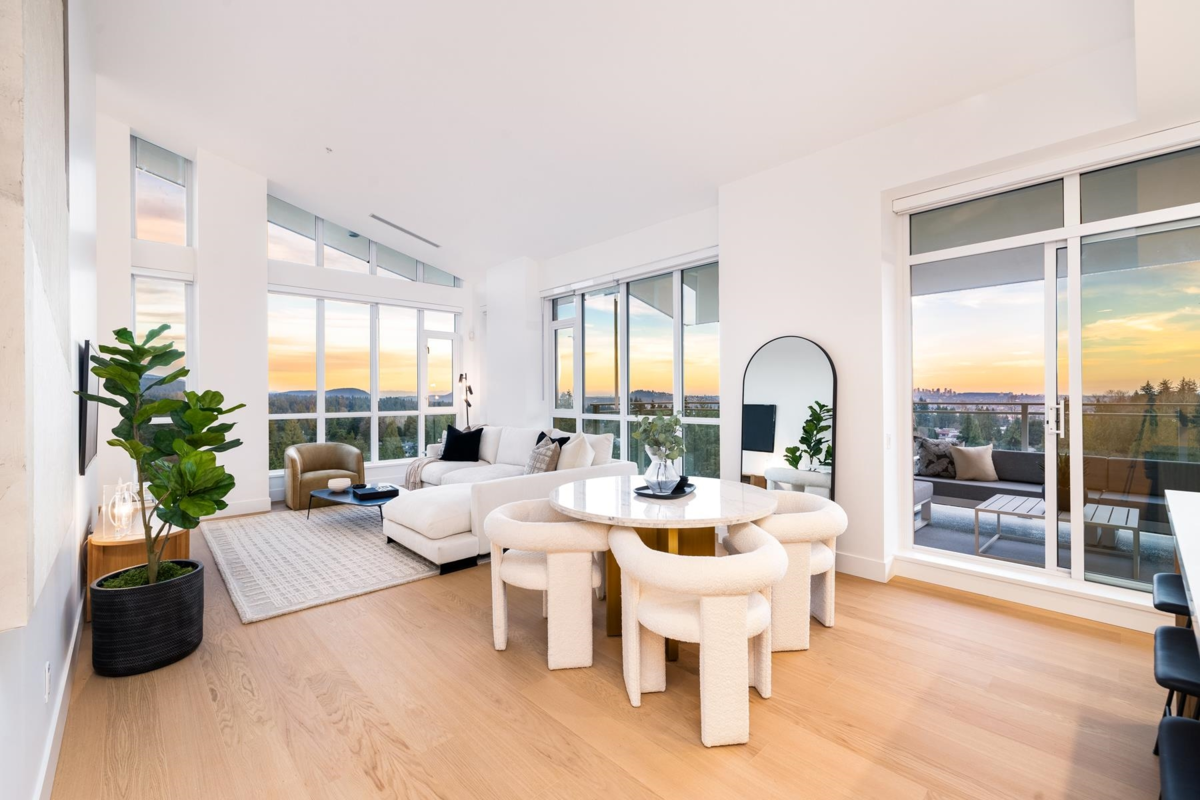 Living Room Photo of PH 1103 2325 Emery Court, North Vancouver, BC