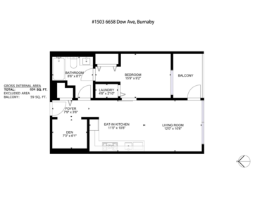 1503 6658 Dow Avenue, Burnaby, BC