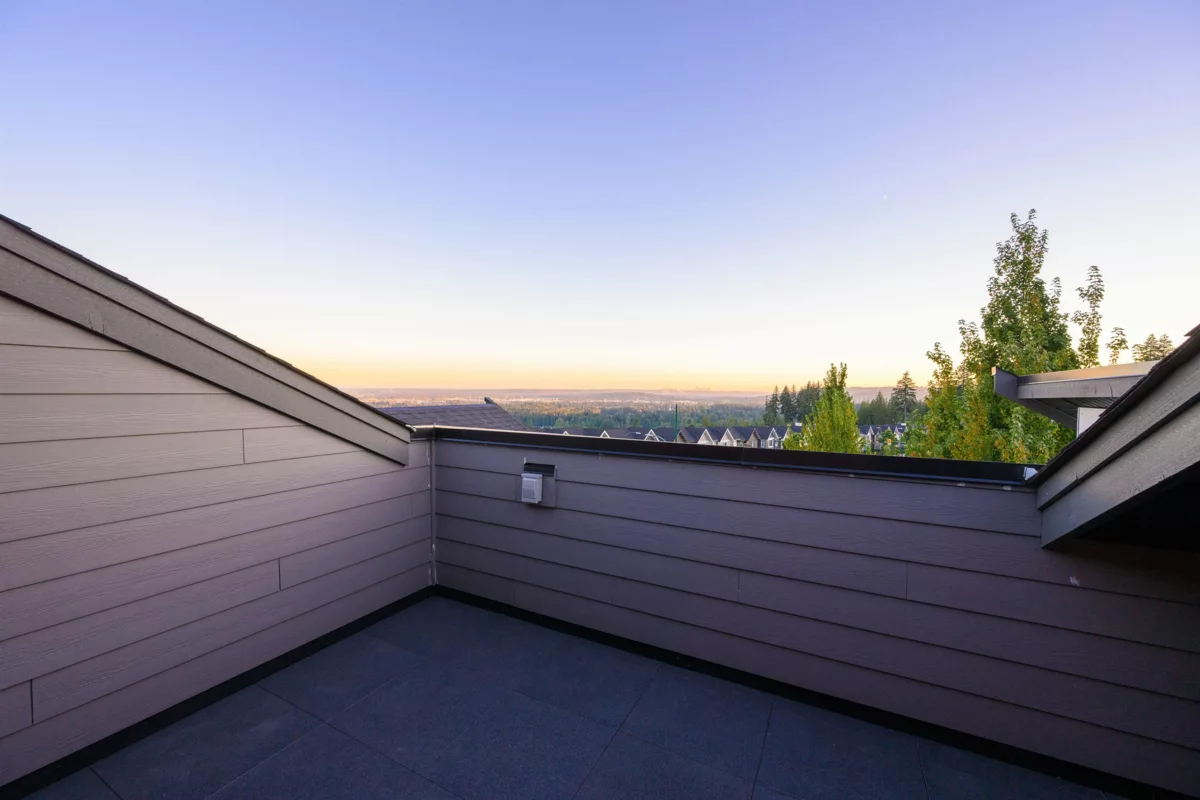 Backyard Photo of 7 3535 Princeton Avenue, Coquitlam, BC