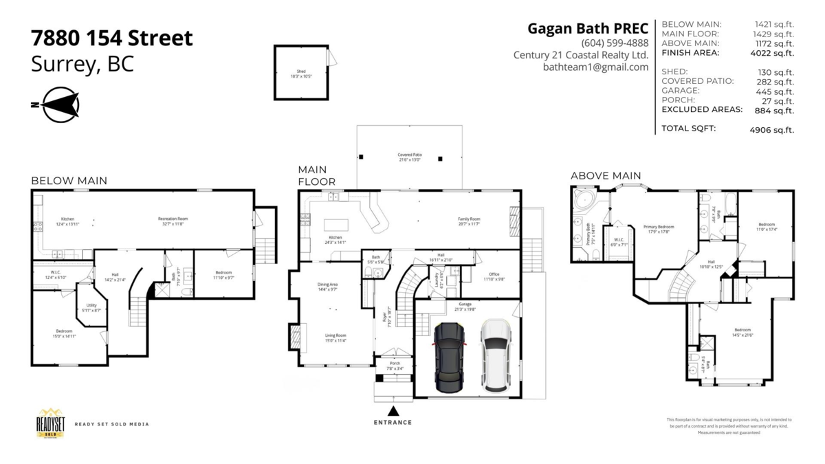 Backyard Photo of 7880 154 Street, Surrey, BC