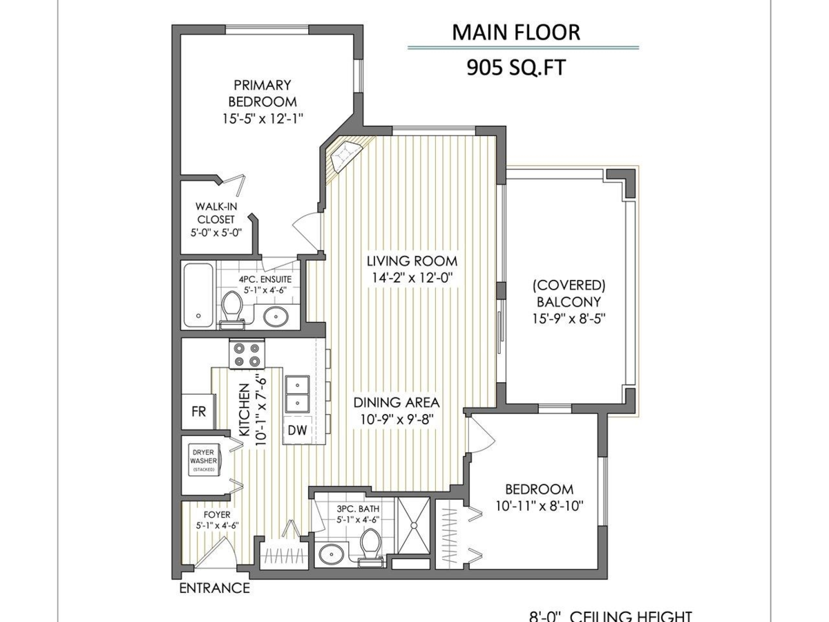 Basement Recreation Room Photo of B203 8929 202 Street, Langley, BC