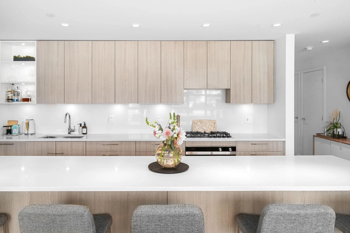 Kitchen Island Photo of 413 747 E 3rd Street, North Vancouver, BC