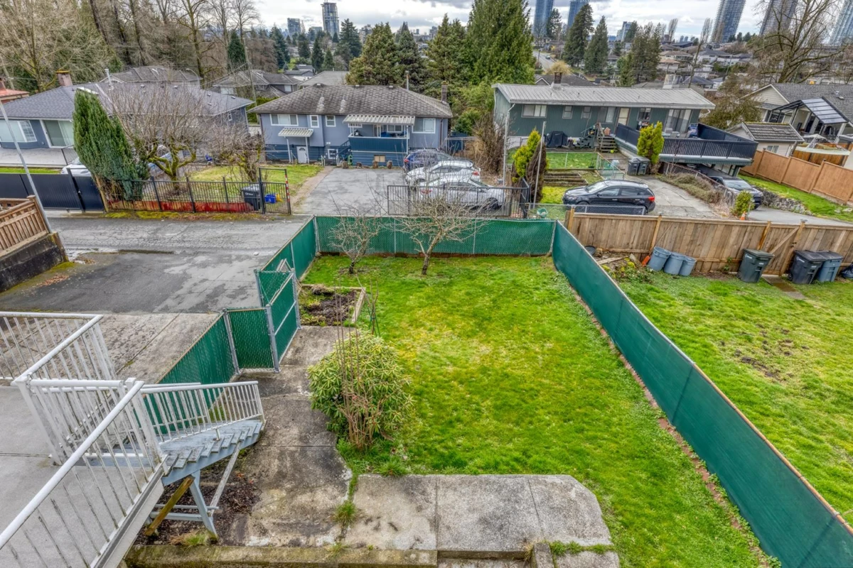 Aerial View of 4930 Venables Street, Burnaby, BC