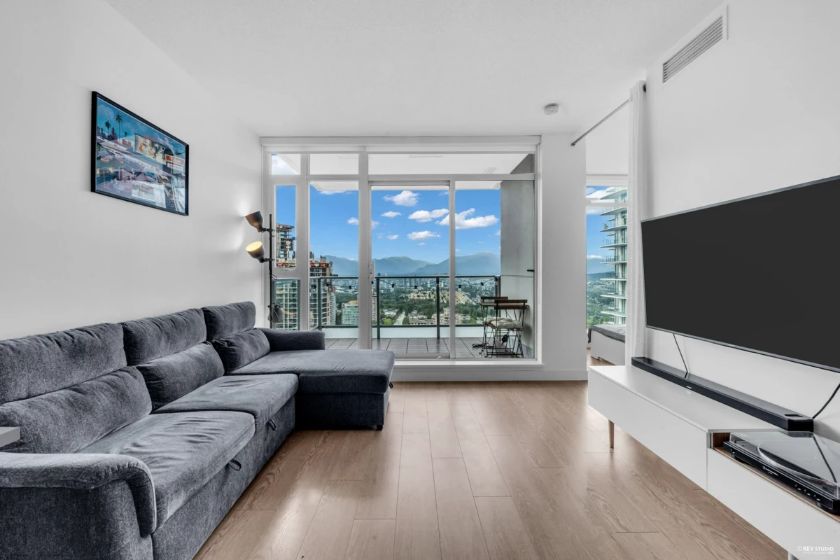 Living Room Photo of 3308 6538 Nelson Avenue, Burnaby, BC