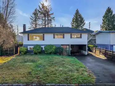 Aerial View of 1640 Spray Avenue, Coquitlam, BC