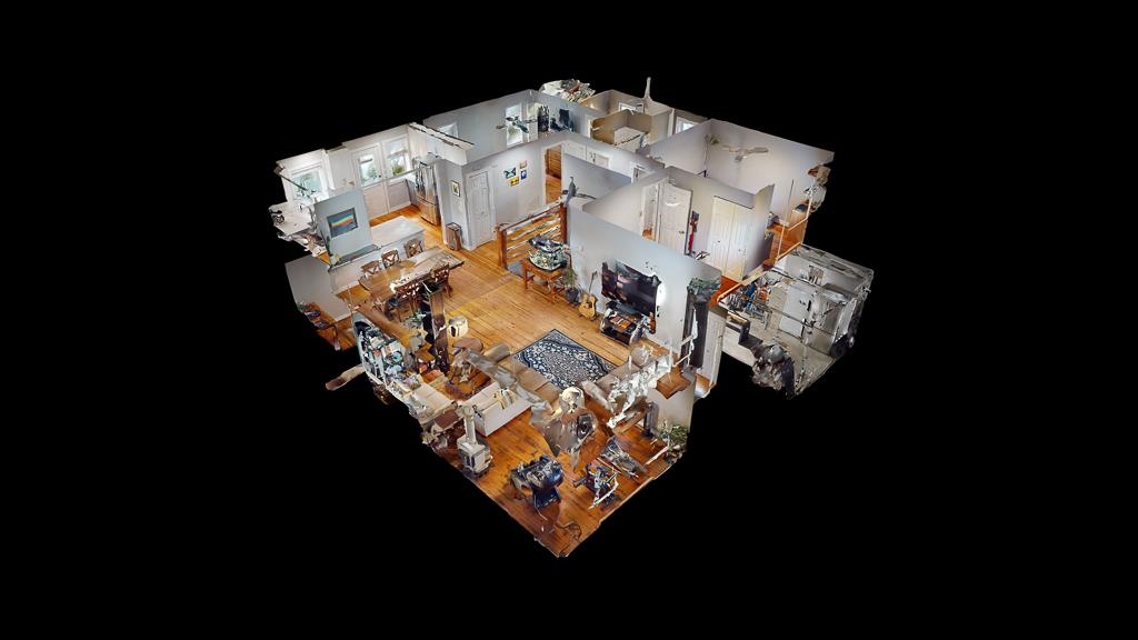 Aerial View of 5567 Calli Place, Sechelt, BC