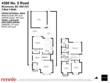 Aerial View of 4380 No. 5 Road, Richmond, BC