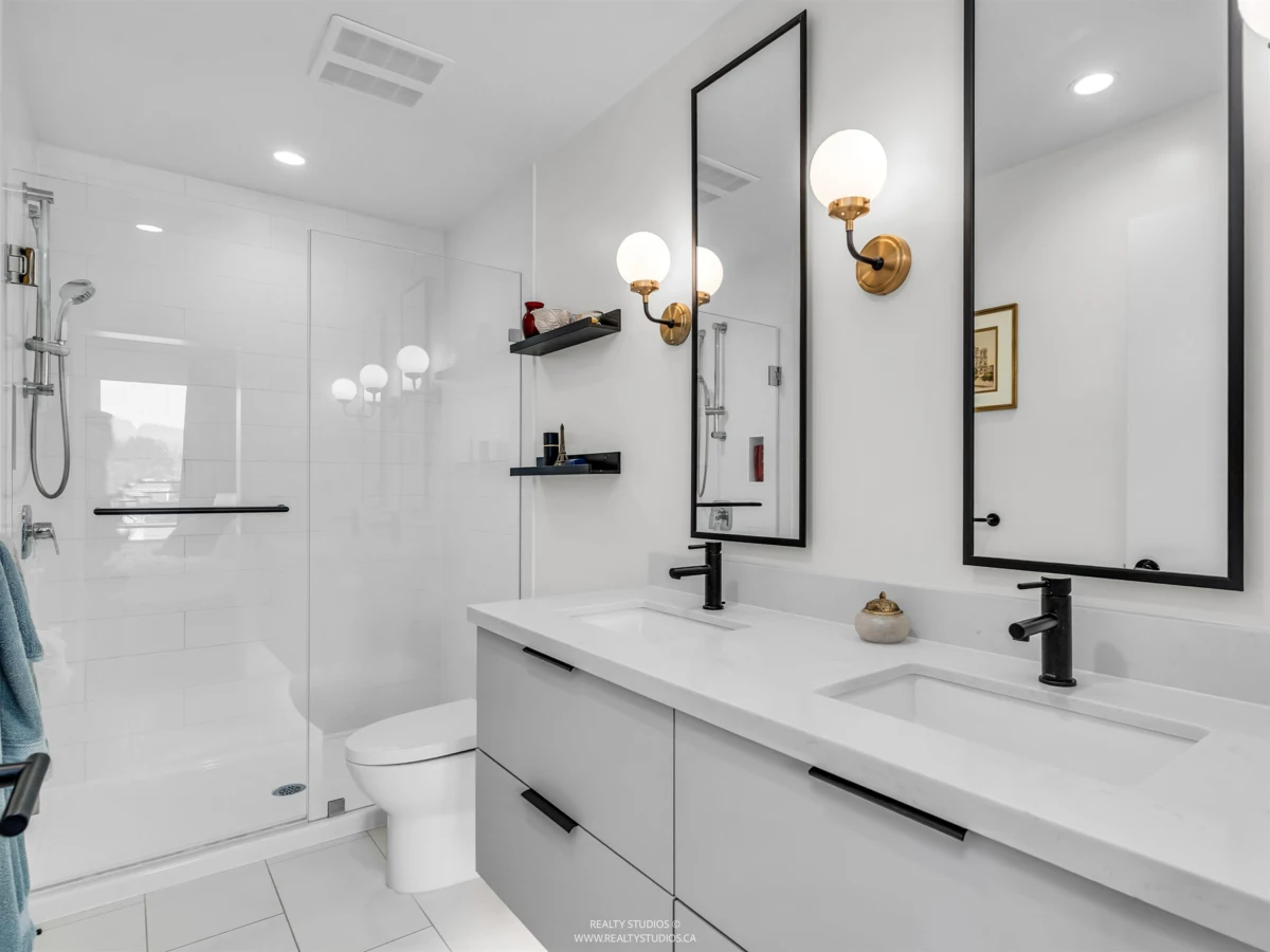 Guest Bathroom Photo of 608 3018 St George Street, Port Moody, BC