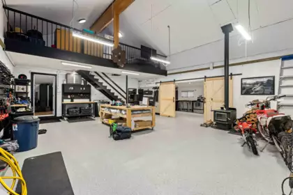 Basement Recreation Room Photo of 7703 Pemberton Portage Road, Pemberton, BC