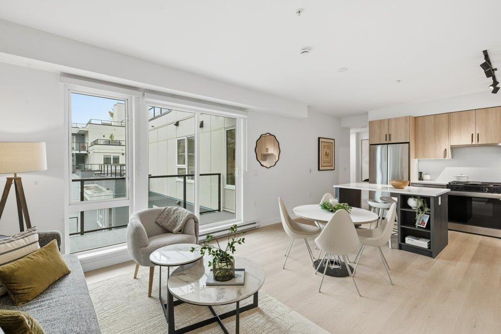 Living Room Photo of 506 2002 St. George Street, Port Moody, BC