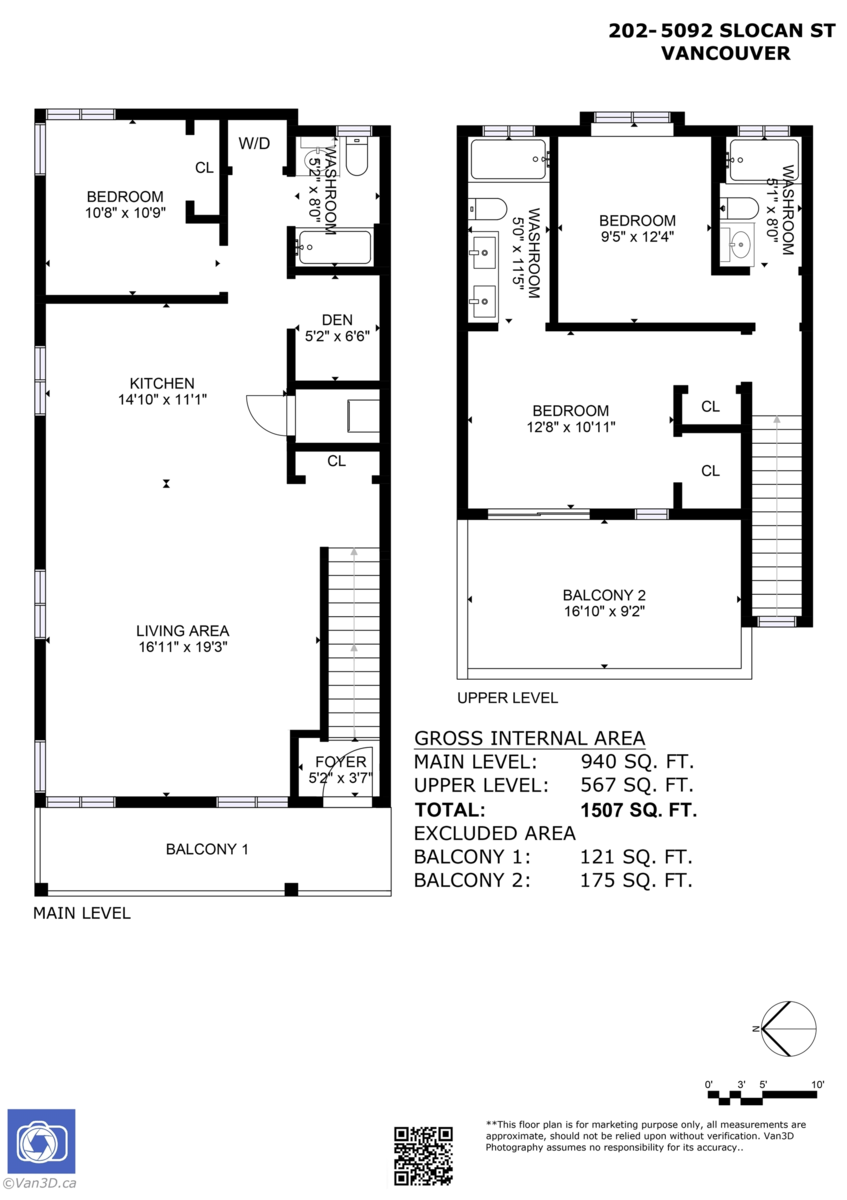 Bedroom 4 Photo of 202 5092 Slocan Street, Vancouver, BC