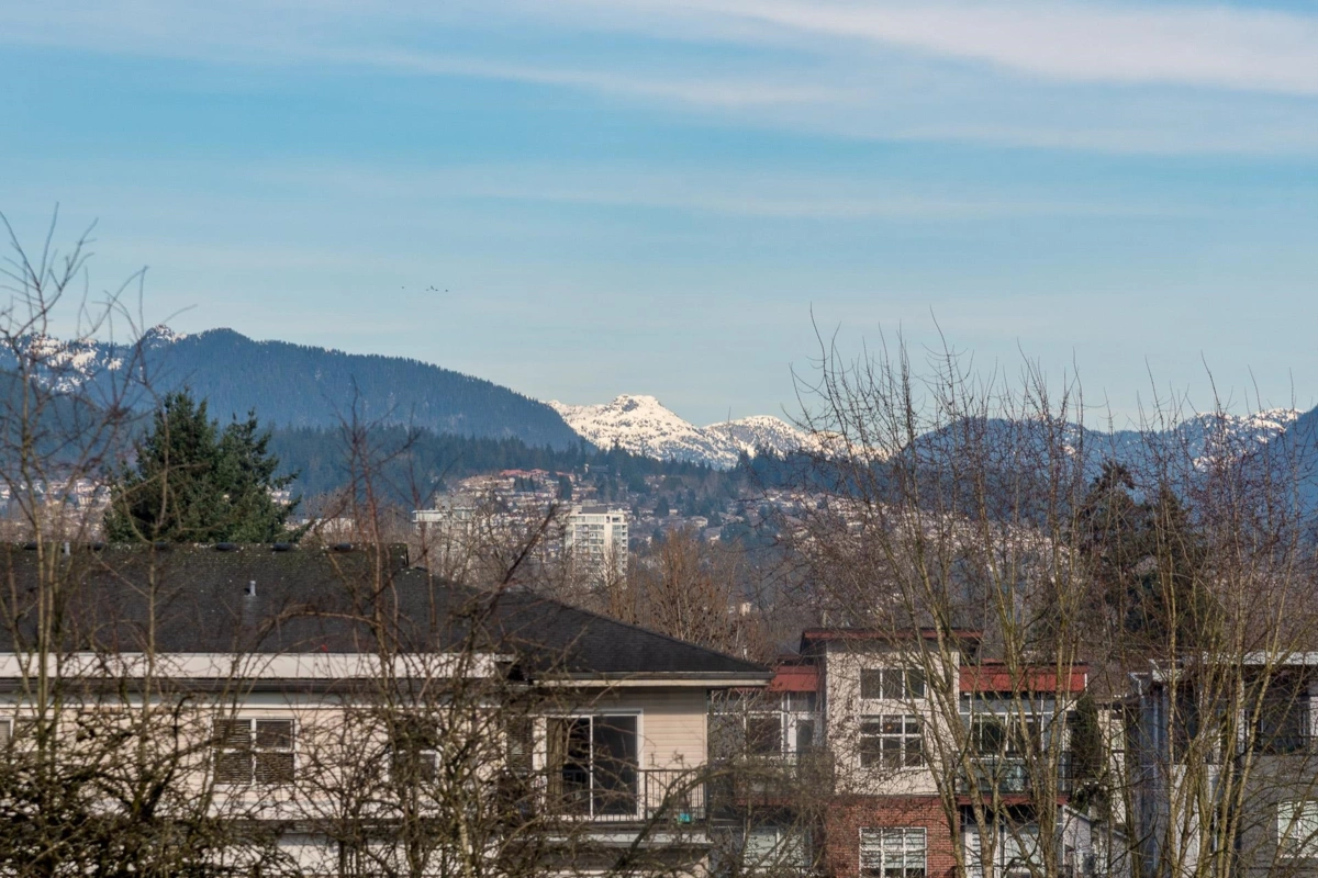 Aerial View of 208 2110 Rowland Street, Port Coquitlam, BC