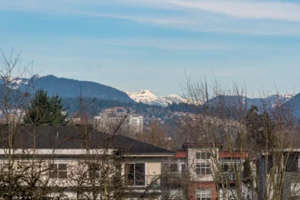 Aerial View of 208 2110 Rowland Street, Port Coquitlam, BC