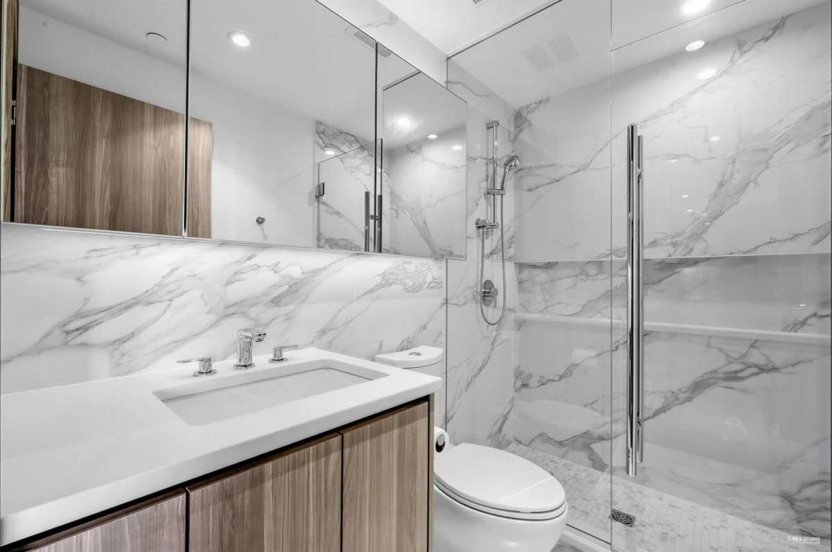 Powder Room Photo of 1215 8611 Hazelbridge Way, Richmond, BC