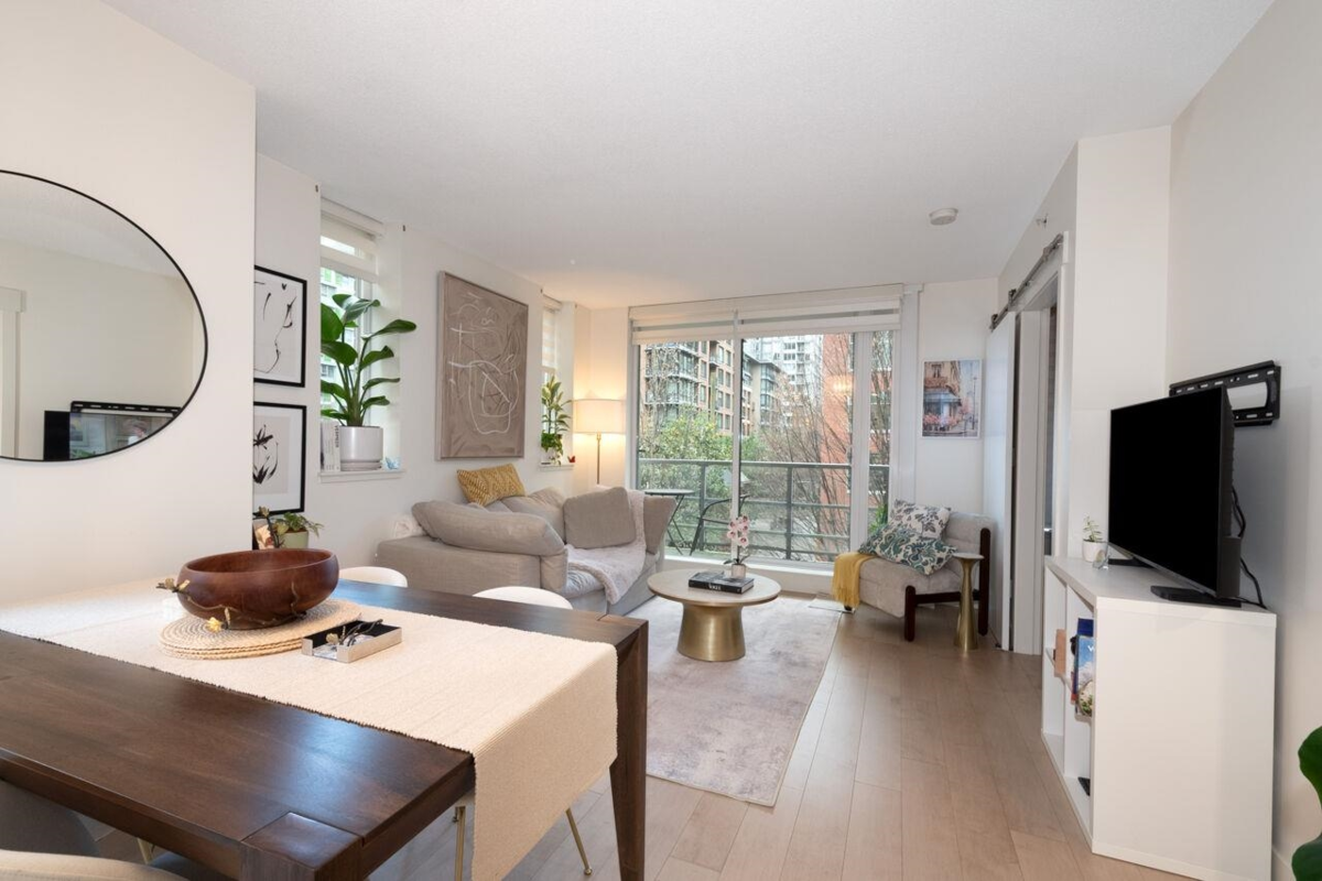 Dining Area Photo of 406 1133 Homer Street, Vancouver, BC