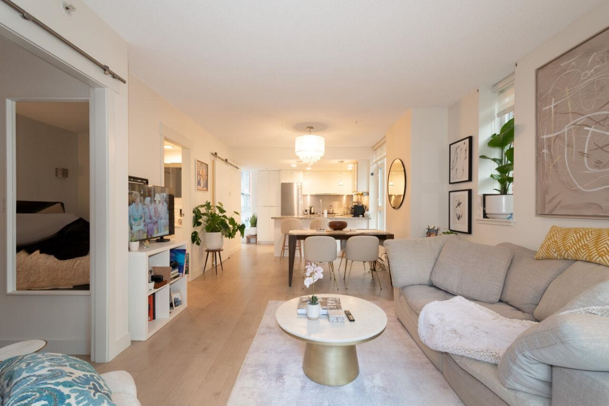 Kitchen Island Photo of 406 1133 Homer Street, Vancouver, BC