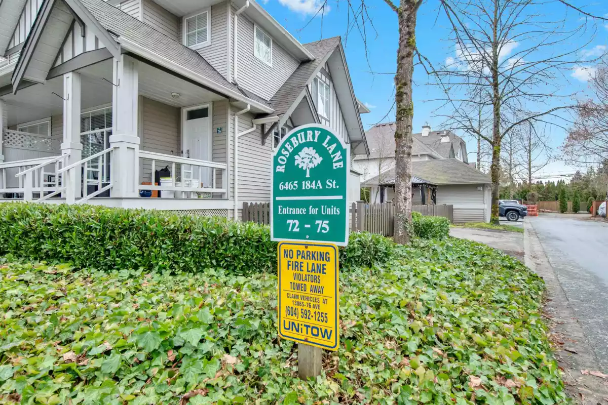 Living Room Photo of 74 6465 184a Street, Surrey, BC