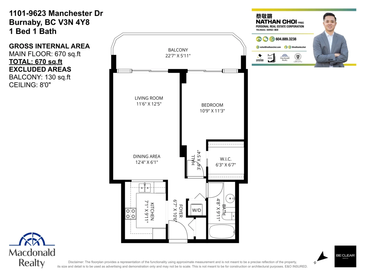 Backyard Photo of 1101 9623 Manchester Drive, Burnaby, BC