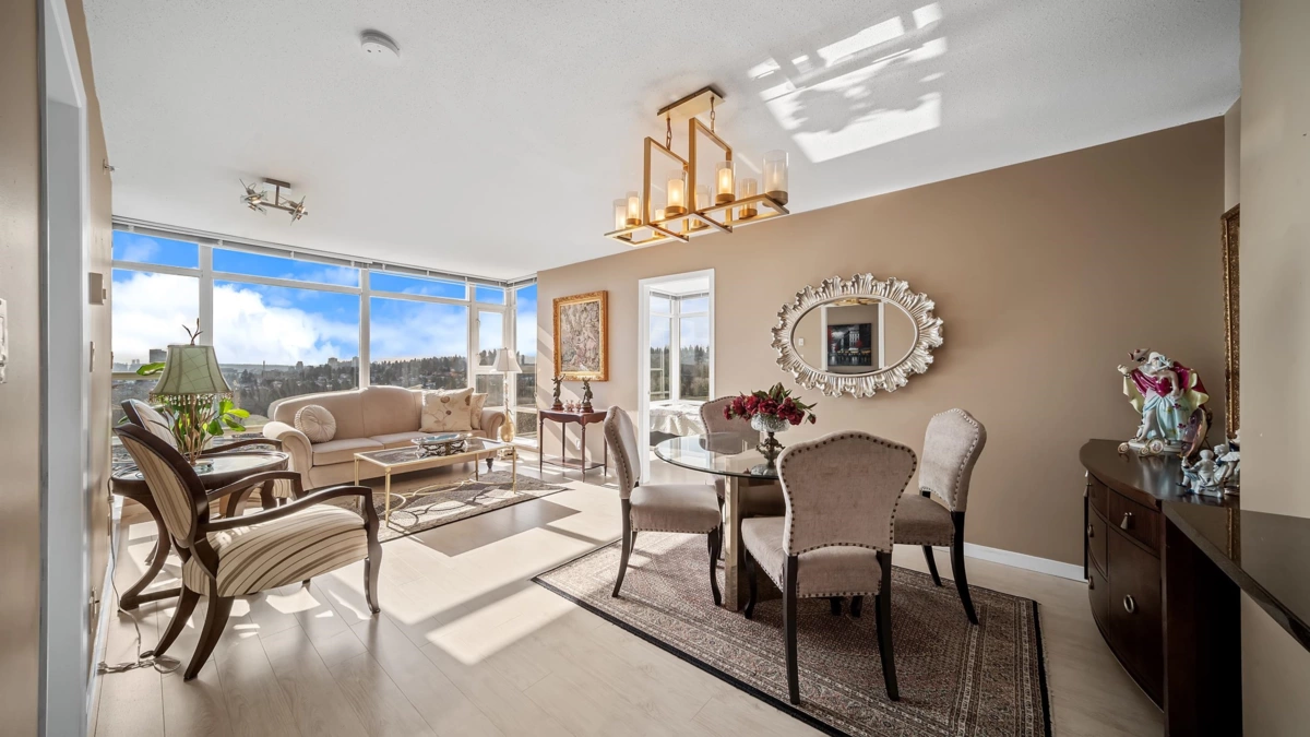 Dining Area Photo of 1702 555 Delestre Avenue, Coquitlam, BC