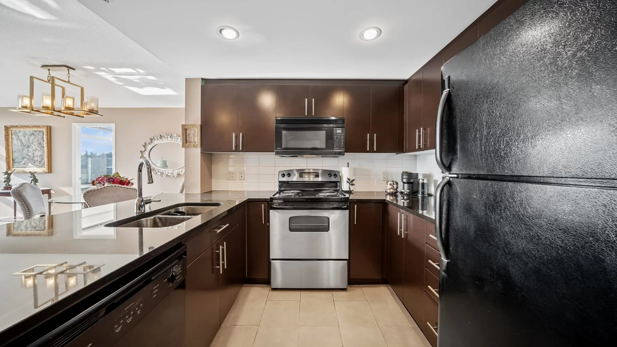 Exterior Rear Photo of 1702 555 Delestre Avenue, Coquitlam, BC