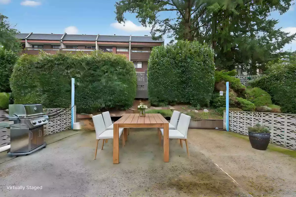 Outdoor Patio Photo of 106 1045 Howie Avenue, Coquitlam, BC