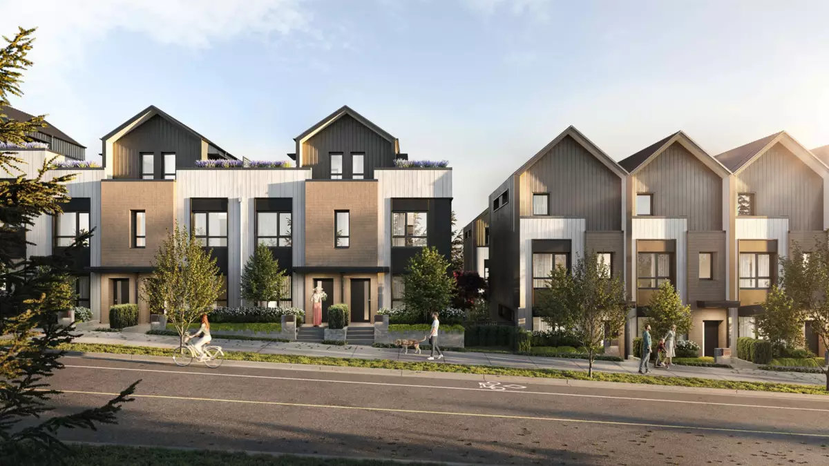 Exterior Rear Photo of 10 1045 Ridgewood Drive, North Vancouver, BC