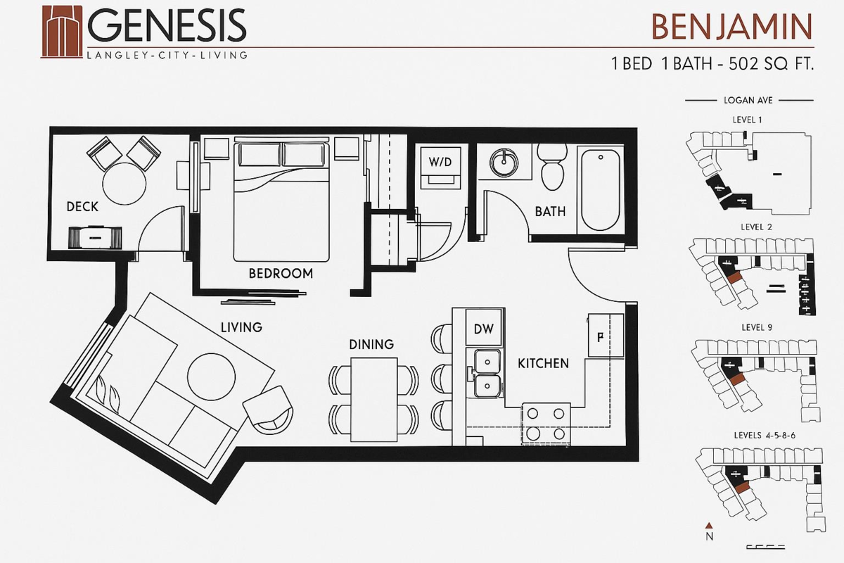 Walk-In Closet Photo of 202 20360 Logan Avenue, Langley, BC