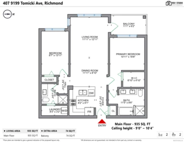 Loft / Bonus Room Photo of 407 9199 Tomicki Avenue, Richmond, BC