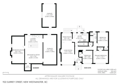 Playground / Recreational Area Near 922 Surrey Street, New Westminster, BC
