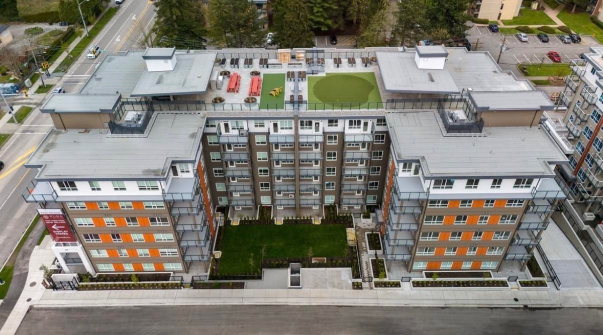 Exterior Rear Photo of 316 13258 105 Avenue, Surrey, BC