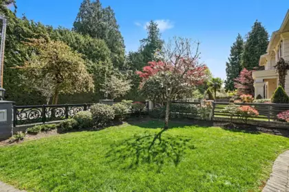Aerial View of 4433 Wallace Street, Vancouver, BC