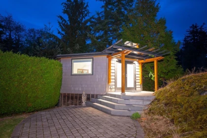 Aerial View of 431 Josephine Drive, Bowen Island, BC