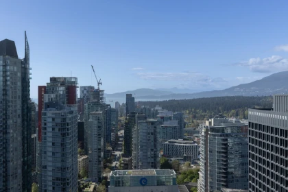 Aerial View of 3705 1111 W Pender Street, Vancouver, BC