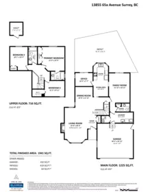 Aerial View of 13855 65a Avenue, Surrey, BC