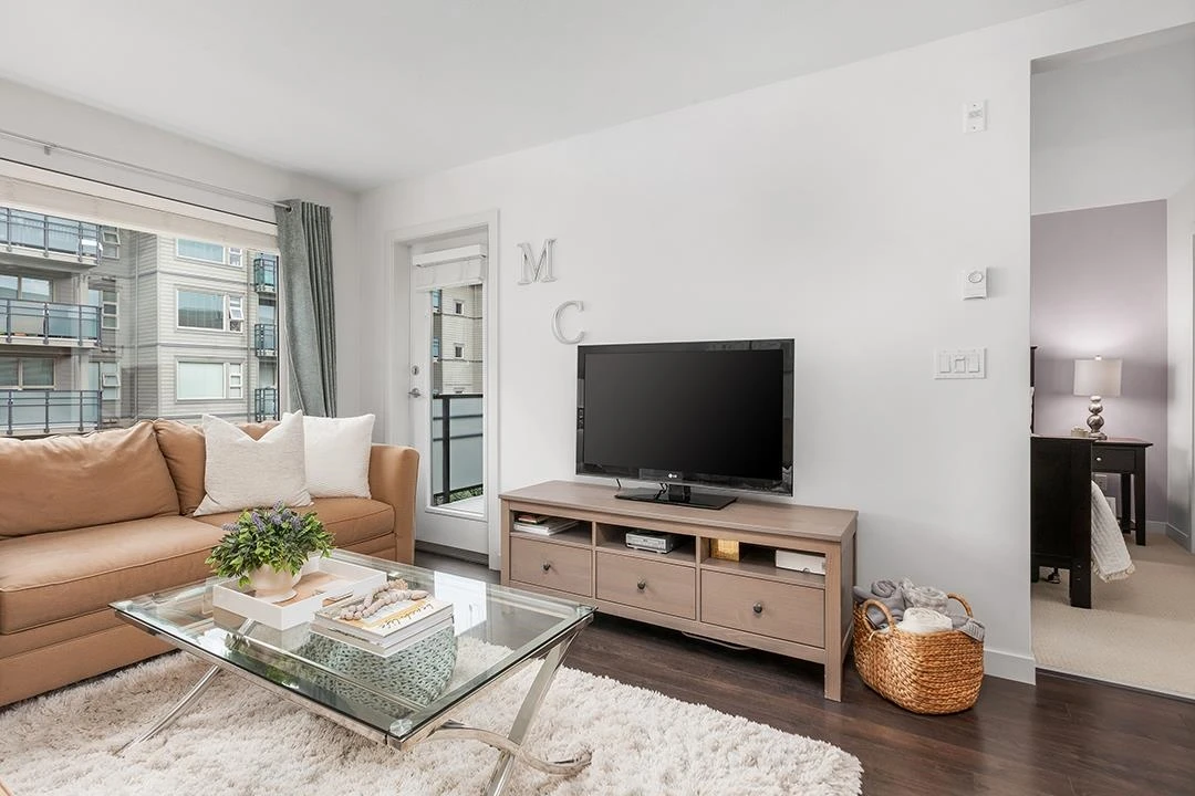Living Room Photo of 301 1673 Lloyd Avenue, North Vancouver, BC
