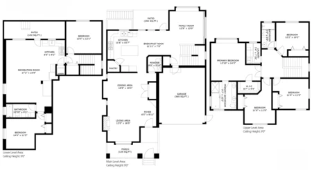 Aerial View of 6060 145a Street, Surrey, BC