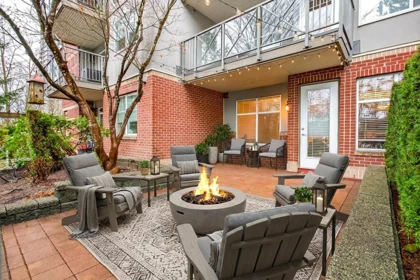 Outdoor Deck Photo of 110 3240 St Johns Street, Port Moody, BC