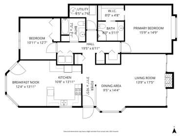 Aerial View of 1 8533 Broadway Road, Chilliwack, BC