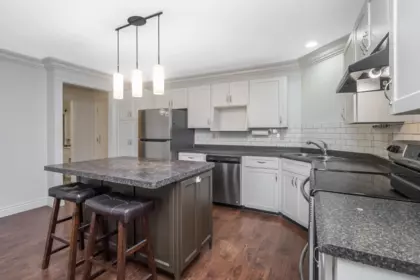 Kitchen Island Photo of 312 33030 George Ferguson Way, Abbotsford, BC
