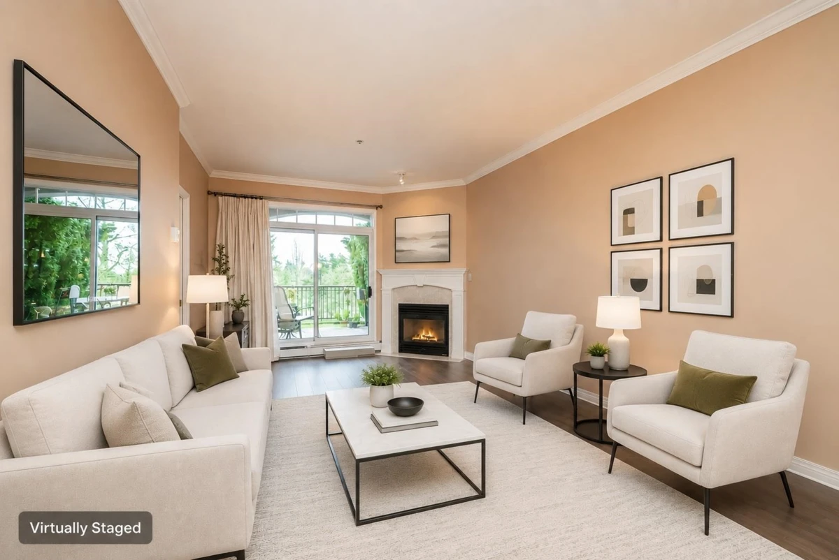 Living Room Photo of 110 1300 Hunter Road, Delta, BC