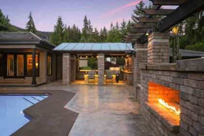Aerial View of 2514 East Road, Anmore, BC