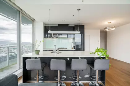 Kitchen Island Photo of 4805 777 Richards Street, Vancouver, BC