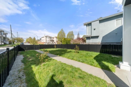 Aerial View of 6692 Nanaimo Street, Vancouver, BC