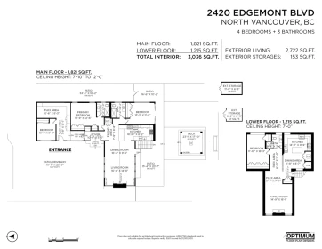 2420 Edgemont Boulevard, North Vancouver, BC, North Vancouver — Single Family Residence for sale