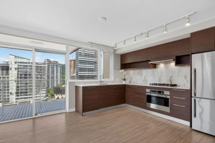 Kitchen Island Photo of 1402 570 Emerson Street, Coquitlam, BC