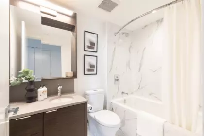Primary Bathroom Photo of 607 1678 Pullman Porter Street, Vancouver, BC
