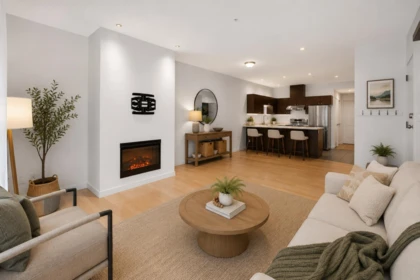 Living Room Photo of 107 40147 Government Road, Squamish, BC