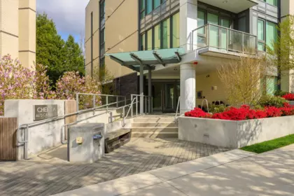 Aerial View of 204 4675 Cambie Street, Vancouver, BC